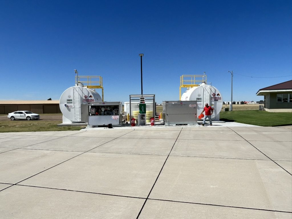 Aviation fueling installation